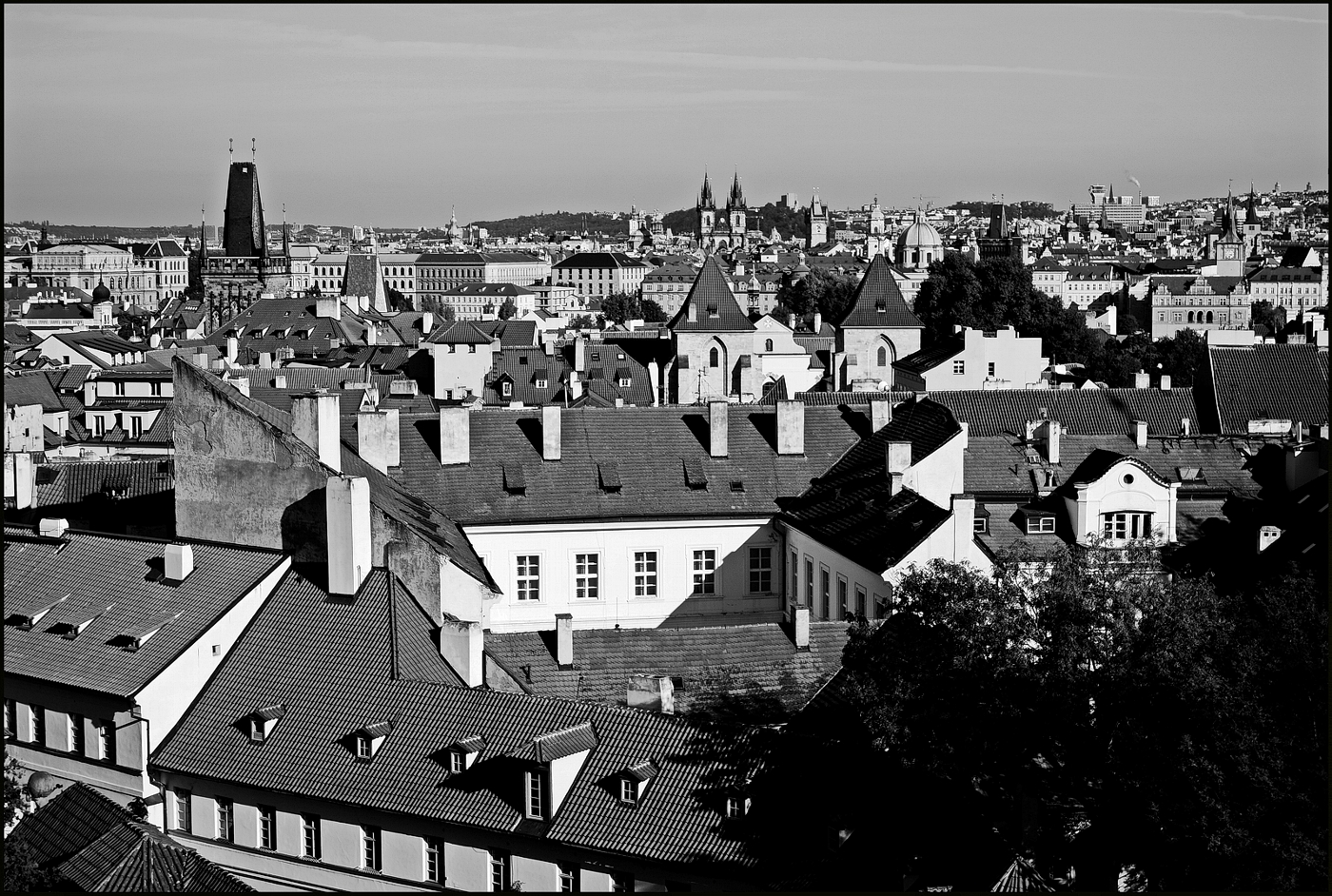 фото "Вид на Прагу-17" метки: черно-белые, архитектура, Prag Prague Praha