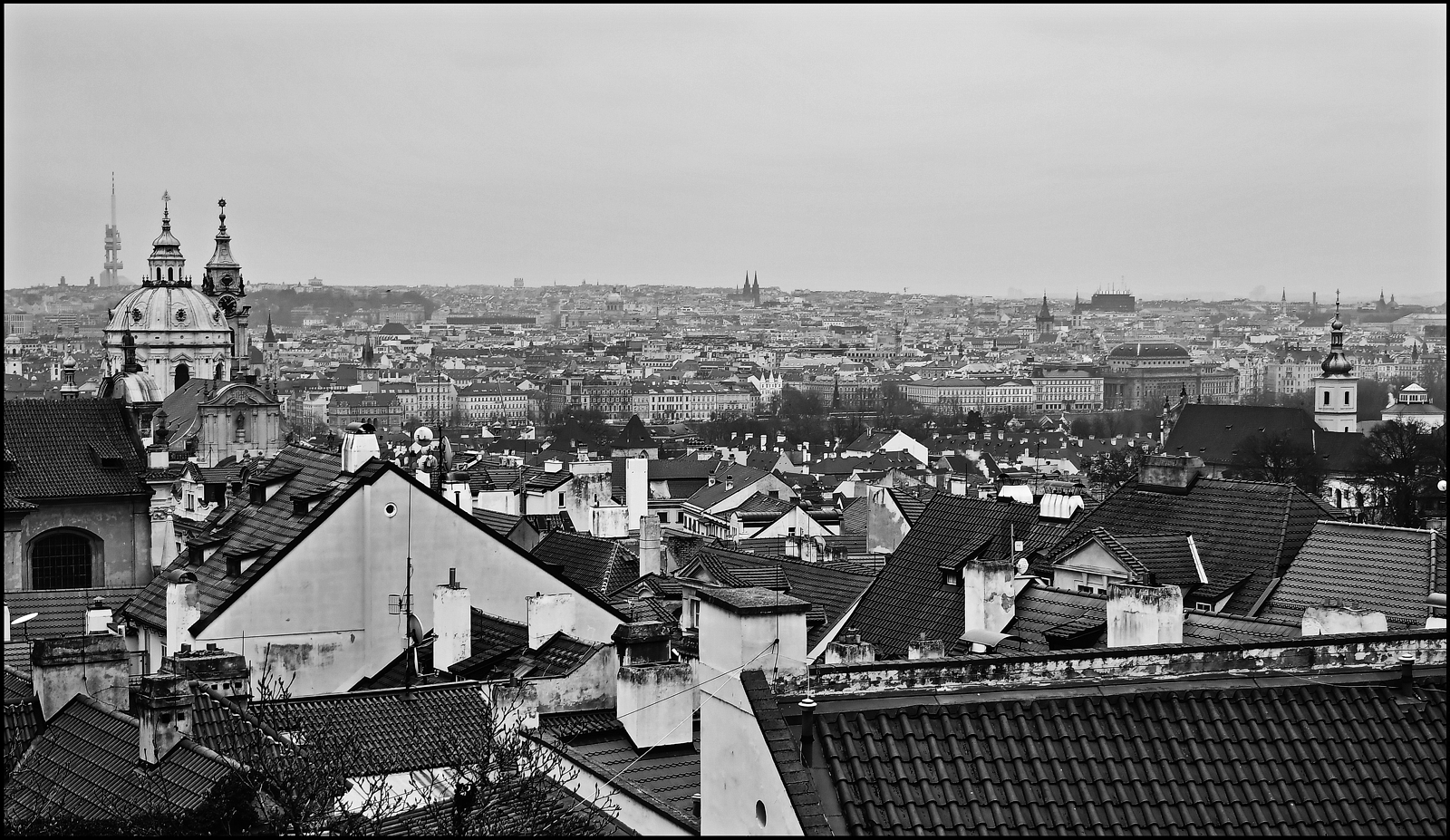 фото "Вид на Прагу-18" метки: черно-белые, архитектура, Prag Prague Praha