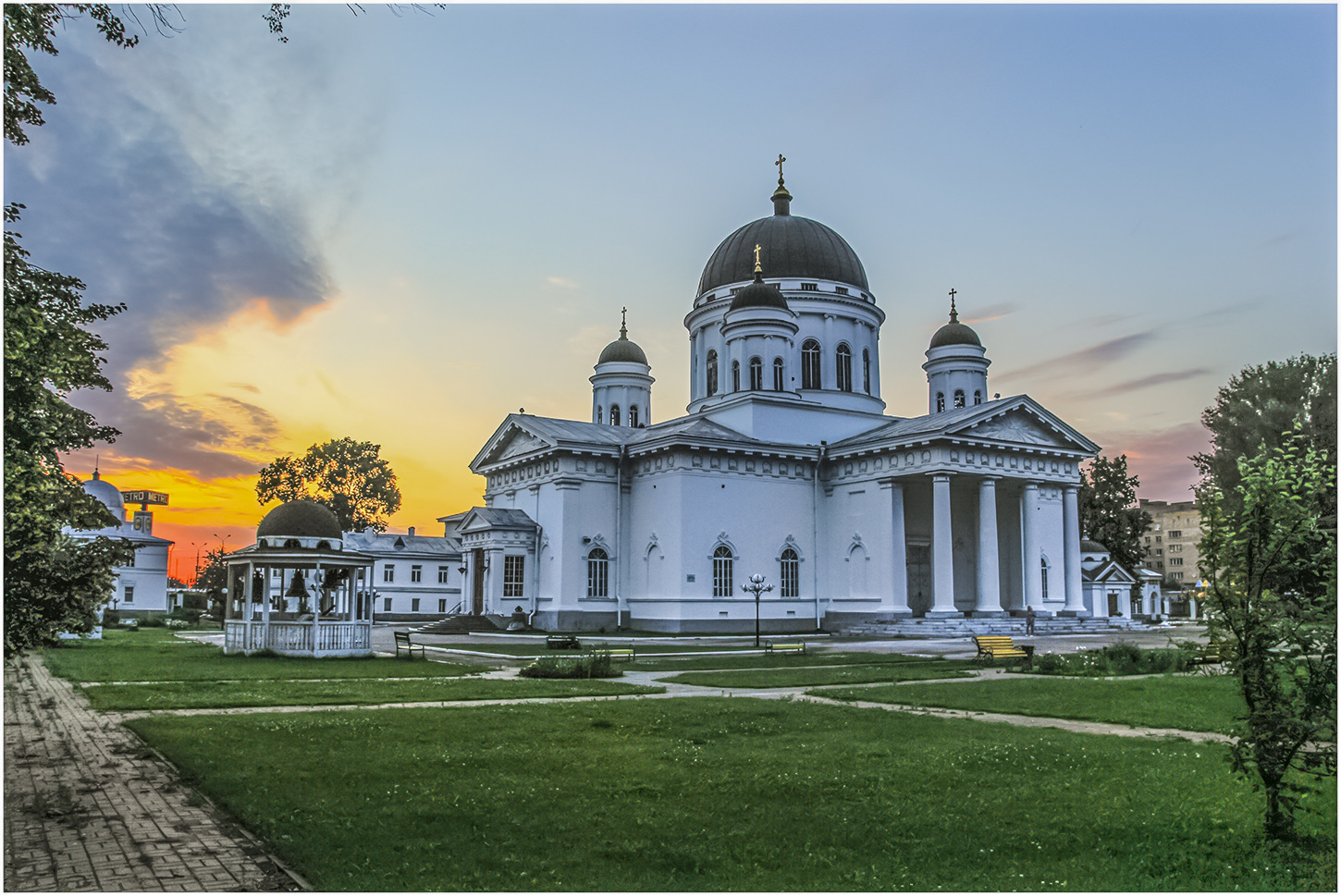 photo "Old Fair Cathedral. А. Montferrand, 1822. N. Novgorod." tags: architecture, city, Н.Новгород, собор, ярмарка