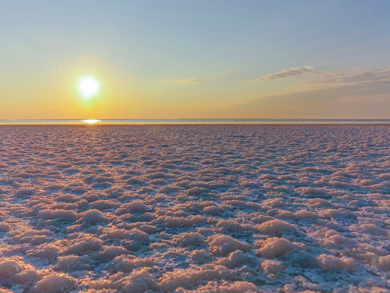 photo "At sunrise" tags: landscape, travel, morning, Восход, баскунчак