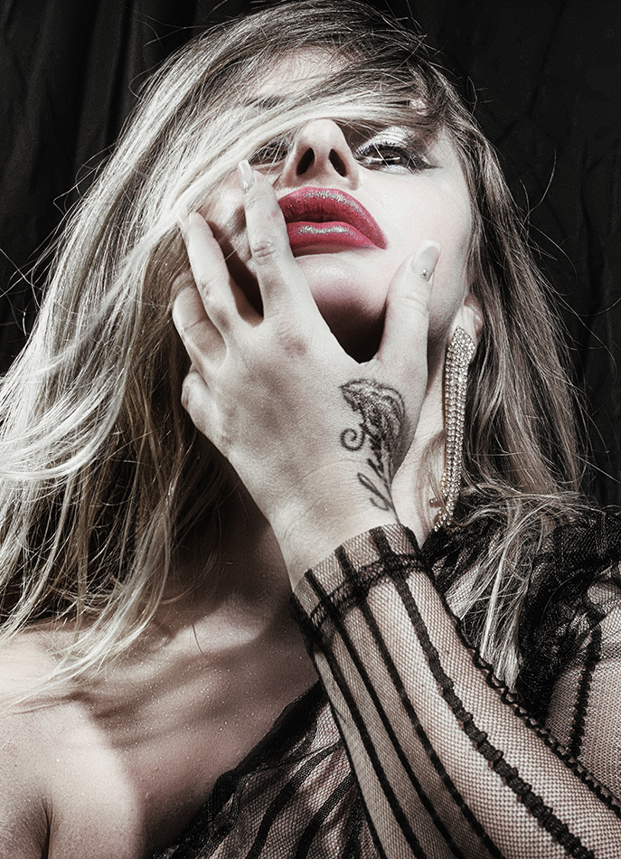 photo "портрет" tags: portrait, Portrait, beautiful, body, face, girl, krivitskiy, look, retro, studio